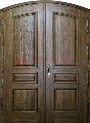 Долговечная арочная дверь с отделкой массив ДА-25 в Краснодаре