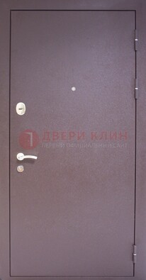 Сиреневая стальная дверь с нитроэмалью ДН-4 в Кашире
