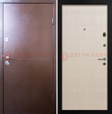 Входная дверь с порошковым покрытием и терморазрывом МДФ ДП-210 в Кашире