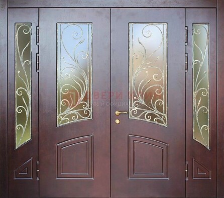 Парадная дверь ДПР-58 с остеклением в Кашире