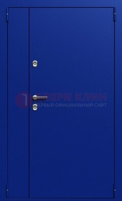 Синяя тамбурная дверь ДТМ-23 в Кашире