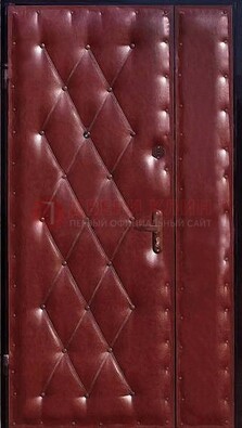 Бордовая тамбурная дверь ДТМ-25 в Кашире