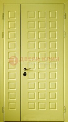 Салатовая тамбурная дверь ДТМ-28 в Кашире