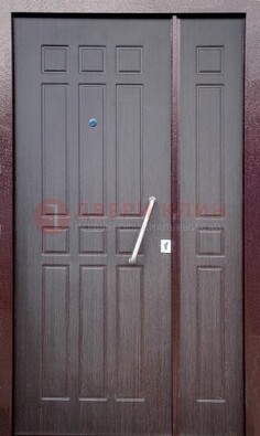 Коричневая тамбурная дверь ДТМ-30 в Кашире