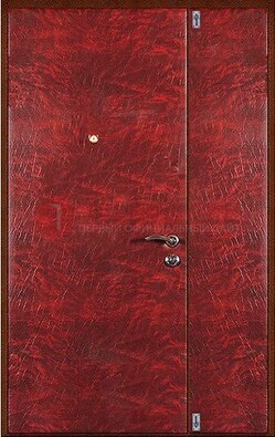 Красная тамбурная дверь ДТМ-33 в Кашире