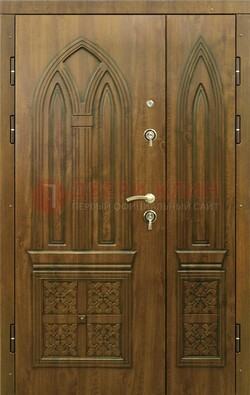 Входная дверь с виноритом и узором ДВТ-181 в Кашире