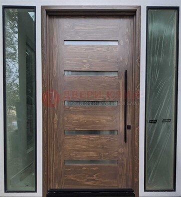 Железная дверь с виноритом и фрамугами ДВТ-189 в Можайске