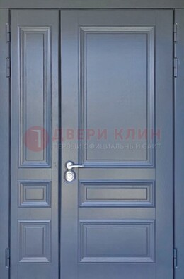 Темно-серая железная дверь с виноритом ДВТ-242 в Кашире