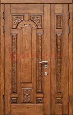 Полуторная железная дверь винорит для дома ДВТ-252 в Кашире