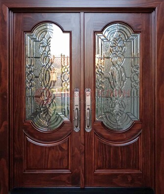 Классическая железная дверь с массивом дуба для входа ВЖ-23 в Кашире